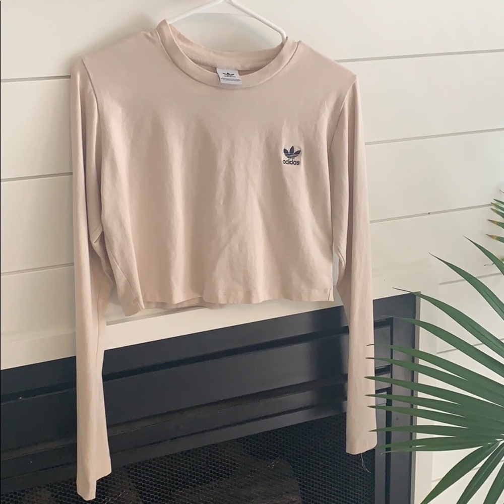 Adidas Originals Cream/Beige Crop Sz XL
